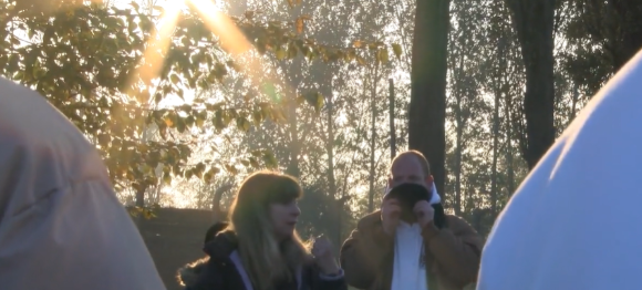 אור בוקר בין העצים